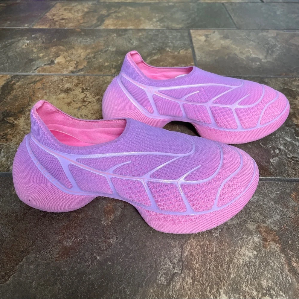 $995 Givenchy TK-360+ Purple/ Pink Low Top Knit Sneakers in Mesh NWT!! - Picture 6 of 10